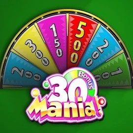 30 Mania! slot logo by FBM at Kitty Bingo