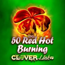 Enjoy 50 Red Hot Burning Clover Links by Novomatic – logo hosted on kittybingocasino.com