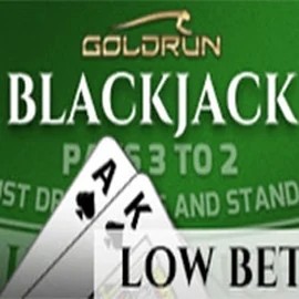 Blackjack Low Bets slot logo by Holland Power Gaming at Kitty Bingo