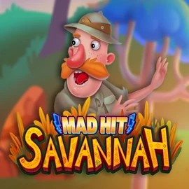 Mad Hit Savannah slot visual from RubyPlay available on kittybingocasino.com