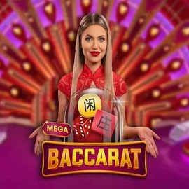 Mega Baccarat game by Pragmatic Play – logo hosted on Kitty Bingo