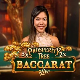 Prosperity Tree Baccarat logo by Evolution at Kitty Bingo