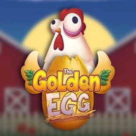 The Golden Egg slot logo by Spinmatic at Kitty Bingo